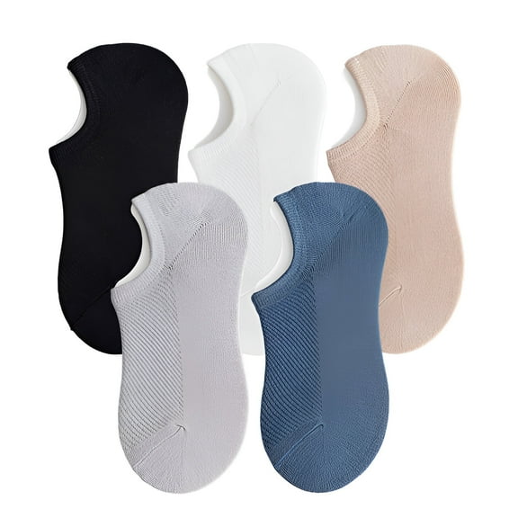 TELOLY 5Pairs Mens Ankle Socks9-13Mens Ankle Socks Size 9-11 Men's Socks ,Colormixing1