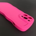 thumbnail image 6 of Case for iPhone 11 Pro Case, Wave Curly Frame Design for Women Girls, Cute Wavy Phone Case, Soft TPU SLiquid Silicone Camera Protection Phone Cover for iPhone 11 Pro, Rose Red, 6 of 12