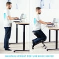 thumbnail image 7 of DRAGONN (By VIVO) Ergonomic Kneeling Chair for Home and Office, Black, 7 of 7
