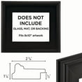 thumbnail image 3 of Creative Mark Plein Air Style Frame, Black, 8x10" - 2.75" Wide Moulding with 1/2" Rabbet Depth, Open Back W/O Glazing, Museum Quality, For Art Panels, Stretched Canvas, Pictures & More, 3 of 7
