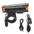 thumbnail image 3 of Luz De Carga Solar Para Bicicleta, Cuentas De Lámpara Doble T6 De Alta Capacidad, Luz Recargable USB Naranja ABS Para Uso Diario Para Viajes ANGGREK Otros, 3 of 8