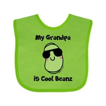 Inktastic Cool Beans Grandpa Boys or Girls Baby Bib