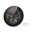 thumbnail image 1 of 5.3inch Smart Multifunctional Home/Office Weather Station Color Digital Display Clock Outdoor and Indoor Temperature Tester ,Accurate Time, 1 of 7