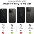 thumbnail image 2 of Camera Lens Protector for iPhone 15 Pro & iPhone 15 Pro Max,Premium HD Clear Tempered Glass Lens Cover Flim[Case Friendly][Scratch-Resistant][Night Circle] Green, 2 of 7