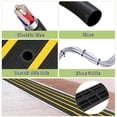 thumbnail image 3 of EDTara 48" Rubber Curb Ramp, Heavy Duty Gutter Slope Ramp With Low Profile for Cars, Designed With a Water Channel for Effective Drainage, Perfect for Garage, Loading Dock, and Sidewalk, 3 of 6