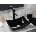 thumbnail image 2 of Esatto® Lavabo Ovalín Negro Brillo De Resina Pañuelo On-002 ESATTO LAVABO NEGRO BRILLANTE, 2 of 2