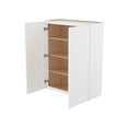 thumbnail image 6 of Furinno Shaker Wall Kitchen Cabinet in Shaker White 2-Door-3 Shelves, Ready to Assemble, 33 in. W x 12 in. D x 42 in. H, White, 6 of 8