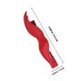 thumbnail image 4 of OULII 1Pcs Practical Mustache Shape Red Metal Tie Clip For Daily Use, 4 of 8