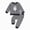 H555-Grey, variant on TOWED22 Toddler Baby Halloween Outfit Boy Girl Ghost Outfit Long Sleeve Stripes Sweatshirt Pants Set Fall Winter Clothes,Grey,0-6 M