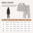 thumbnail image 4 of Yiaed Poodle Dog Print Pajamas Women's Long Sleeve Sleepwear Soft Button Down Loungewear Pjs Lounge Set Nightwear Womens Pajama Pants-Small, 4 of 7