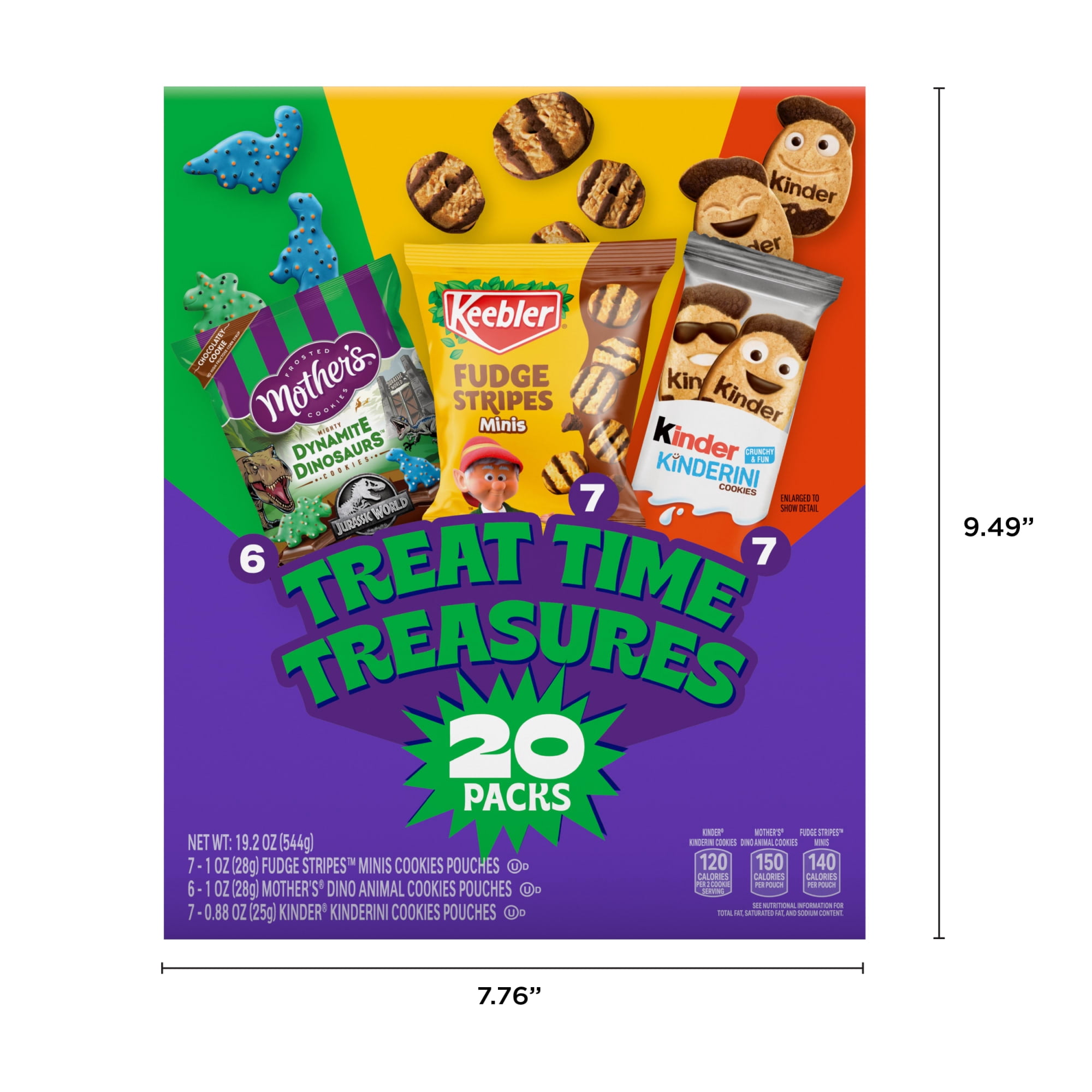 Keebler Fudge Stripes Mini Original Cookies, Mother's Chocolatey