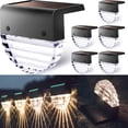 thumbnail image 1 of Luces solares para terraza FloreceBien, iluminación exterior, decoración de patio, luces para escalones exteriores, postes para cercas de jardín, paquete de 6, 1 of 6