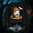thumbnail image 2 of CAUYDY Halloween Sweatshirts for Women Funny Cute Ghost Pumpkin Graphic Long Sleeve Crewneck Casual Sweaters(Black,L), 2 of 9