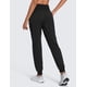 thumbnail image 2 of Pantalones Joggers CRZ YOGA de Cintura Alta 72 cm Negro XL, 2 of 8