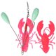 thumbnail image 5 of Simulación Artificial, langosta grande, cangrejo, señuelo, cebo, pesca de arrastre de aguas profundas, aparejos de pesca rosa YUNYI BRAND  Deportes, 5 of 8