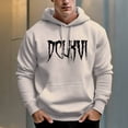 thumbnail image 4 of Men's 330g 100% Cotton Pattern Terry Dropped Shoulder Hoodie-DCLXVI, 4 of 15