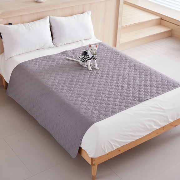 LAMIRO Waterproof Dog Blanket, 40x50 inch Pet Couch Covers for Sofa, Bed Furniture Protector from Dogs Washable and Reversible