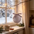 thumbnail image 7 of Christmas Ball Ornaments Velvet Hanging Decor with Bow, Elegant Christmas Tree Decorations, Soft Fabric Holiday Ornament for Home Christmas Party Gift by OVFUIZ, 7 of 7