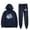 Navy, variant on Freya Skye Silent Treatment Men/Women Fall Suit Hoodies Sportswear Hooded Ankle Banded Pant Two Piece Set
