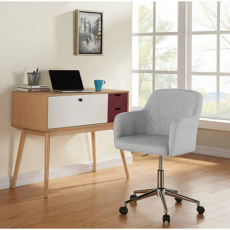 Mainstays Upholstered Low Back Office Chair Multiple Colors
