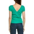 thumbnail image 2 of Nation LTD womens  Quinn Wrap T-Shirt, m, Green, 2 of 3