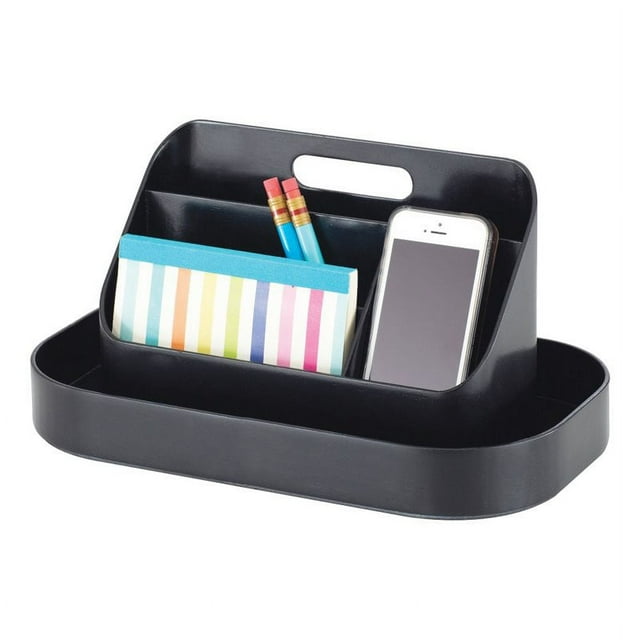 Safco Products Portable Desktop Organizer Caddy in Black