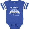 thumbnail image 3 of Inktastic Injustice Anywhere is a Threat to Justice Everywhere Martin Luther King Jr. Boys or Girls Baby Bodysuit, 3 of 5