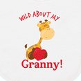 thumbnail image 3 of Inktastic Wild About My Granny Baby Terry Cloth Bib, 3 of 3