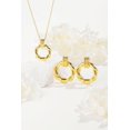 thumbnail image 4 of Eléa Twisted Hoop Earrings, 4 of 5