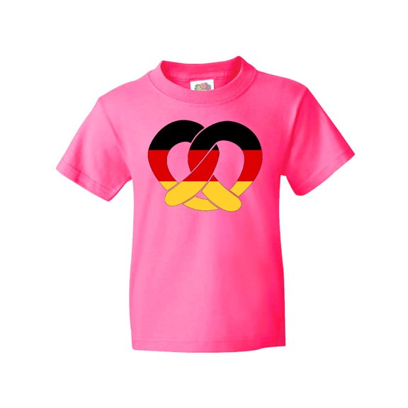 Inktastic German Flag in Pretzel Shape Youth T-Shirt