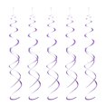 thumbnail image 1 of Unique Bargains 30pcs Hanging Swirls Decorations for New Year Wedding Celebration,Purple, 1 of 5