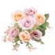 thumbnail image 2 of Flores Artificiales | Rosas de Seda para Decoración de Bodas y Hogar | Arreglos Florales de 32 Cm para Centros de Mesa, Decoración de Fiestas, Sala de Estar y Oficina | 1 Unidad, 2 of 6