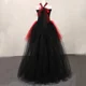 thumbnail image 4 of Vestido de tul con cola de estrella de rock popular para niñas, fiesta de cumpleaños, carnaval, disfraz de Halloween para niños de 1 a 14 años, 4 of 5