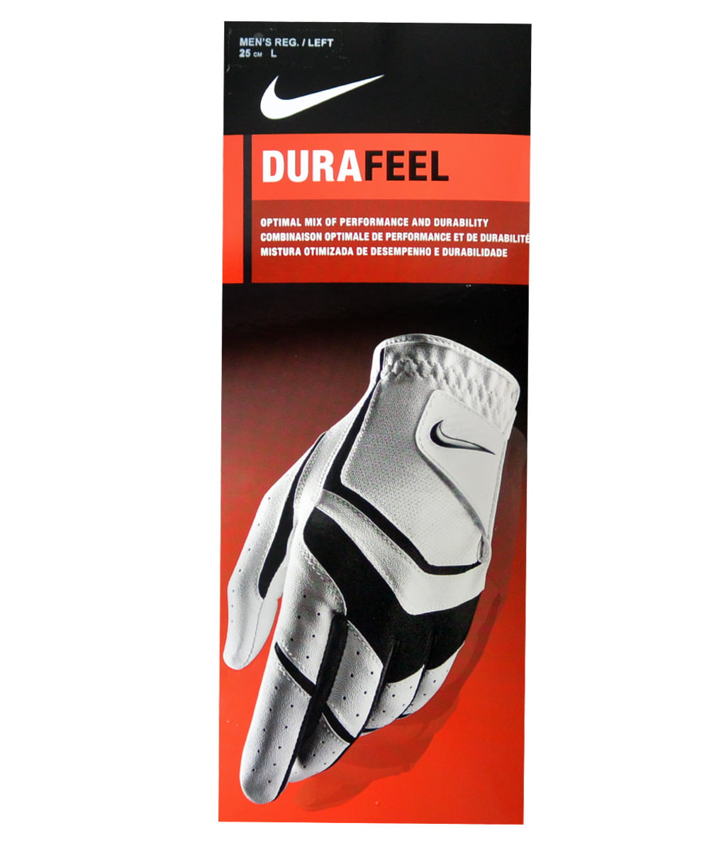 Nike Dura Feel Golf Glove, White 