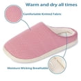 thumbnail image 5 of GymChoice Women's Fuzzy Slippers,Casual Memory Foam House Slippers Fuzzy Plush Lined Anti-Skid Slip On Bedroon Shoe Indoor&Outdoo, 5 of 9