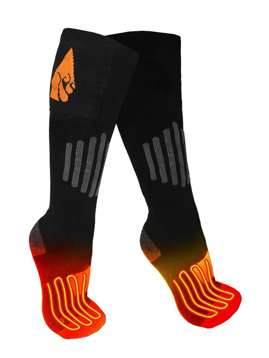 ActionHeat 3.7V Rechargeable Battery Heated Socks Wool by JustBrand Limited