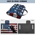 thumbnail image 4 of Xoenoiee Golf Paint Splatter American Flag Print Golf Cart Seat Covers, Golf Cart Seat Towel Blanket with 4 Front Pockets for Most Golf Carts Fits for EZGO, Club Car, Yamaha and More, Easy to Clean, 4 of 7