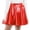 01Red, variant on QSAWXQZ Girls Party Skirt Sequin Elastic Waist a Line Built-in Shorts Ruched Mini Pull-on Skirt 13-14 Years