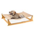 thumbnail image 2 of Richell Bamboo Pet Hammock, Dog Bed, Large, Brown (94806), 2 of 3