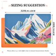thumbnail image 6 of Yayeee Doormat for Indoor Entrance 32" x 20" Non Slippery Floor Rug, Abstract Snow Mountain, 6 of 8