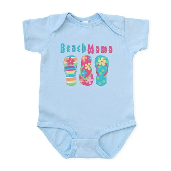 CafePress - Beach Mama Infant Bodysuit - Baby Light Bodysuit, Size Newborn - 24 Months