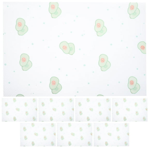 VORCOOL 8Pcs Refrigerator Pads Washable Multi Use Fridge Mats with Antislip Shelf Protectors