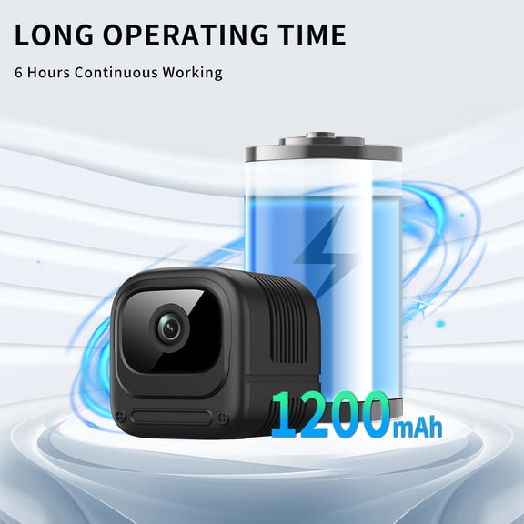 1080P Mini WiFi Indoor Camera, 130 °   Wide View Security Cam with Motion Alerts, 5M Infrared Night Vision, Remote App Monitoring, TF Card Storage up to 128GB