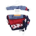 thumbnail image 2 of Hudson Baby Infant Boys Shorts Bottoms 4-Pack, Anchors And Shellfish, 9-12 Months, 2 of 3