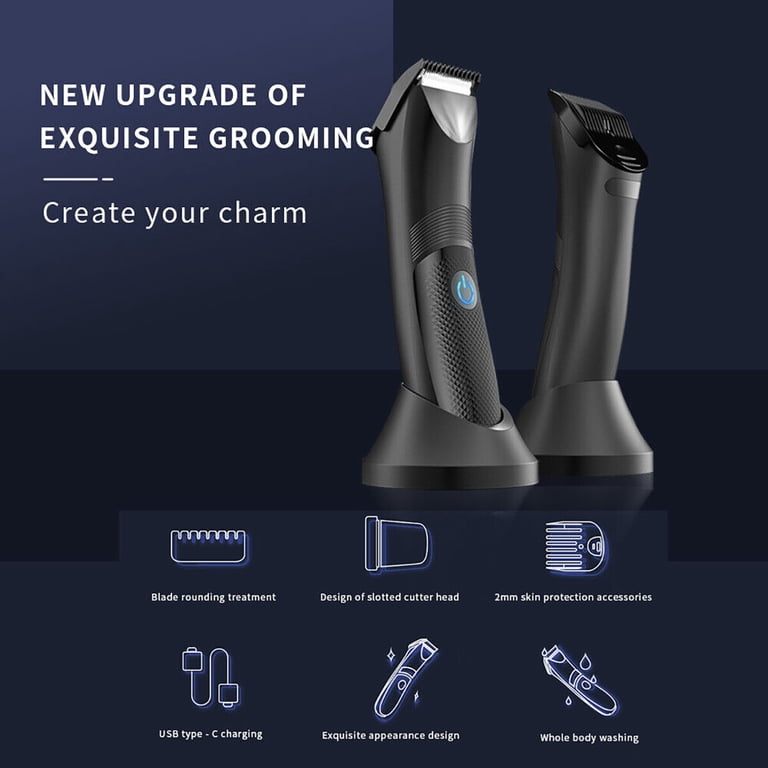 New Manscaping Personal Genital Shaver, Waterproof Electric Razor