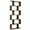 Brown, variant on Spaco 6 Tier S-Shaped Bookshelf Storage Display Bookcase Decor Z-Shelf -Black, Tall Bookshelf, Shelves for Living Room, Home Office, Bedroom, Balcony