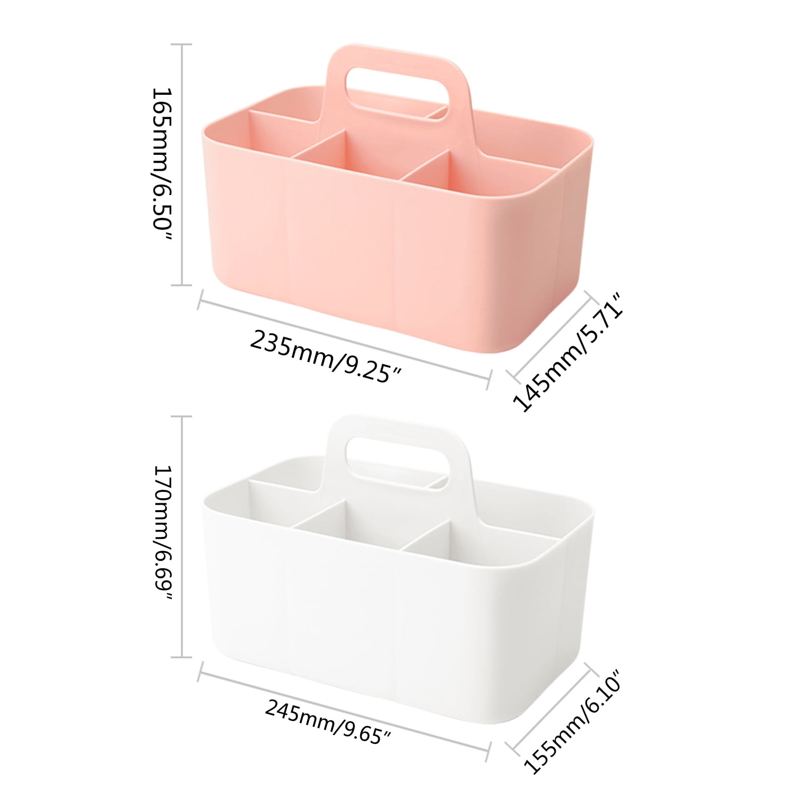 Large Capacity Desktop Stationary with Handle Watercolor Marker Caddies Art Supply Storage Holder