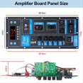 thumbnail image 1 of Placa Amplificadora Bluetooth 5.3 de Alta Potencia, Altavoz con Ruedas de 8 A 18 Pulgadas, Módulo Amplificador de Audio para Exteriores, Amplificador Estéreo Mono de 60 W A, 1 of 5