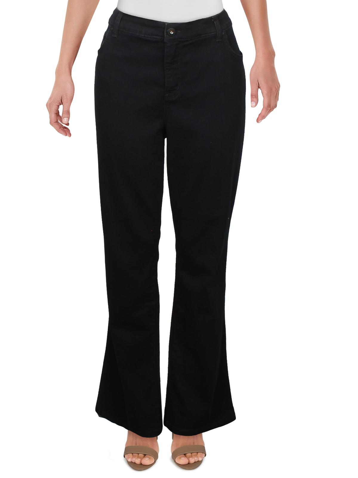 Style & Co Women's Denim Tummy Control Bootcut Jeans Blue Size 18W