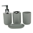 thumbnail image 2 of Accesorios de baño Dispensador de jabón para tocador Regalo de inauguración de la casa Moderno gris oscuro, 2 of 9